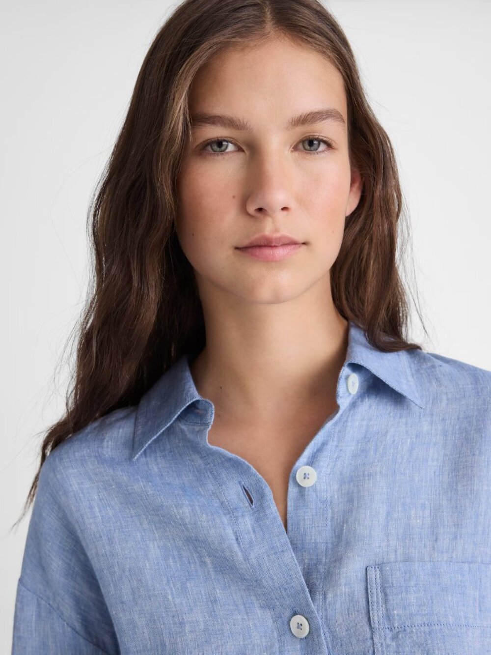 Madewell Straight-Hem Shirt in 100% Linen - Picture 6 of 7